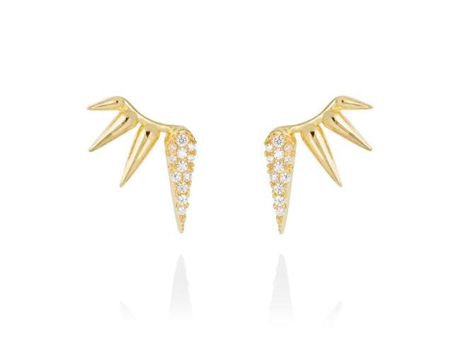 PENDIENTE QUEEN DORADO