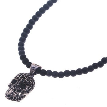 COLGANTE RAIVE NEW SKULL CADENA LISA