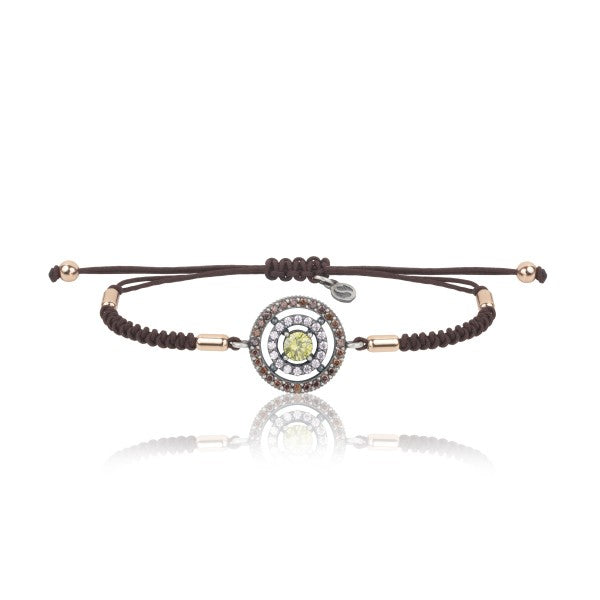 PULSERA SUNFIELD CIRCULO ROSA