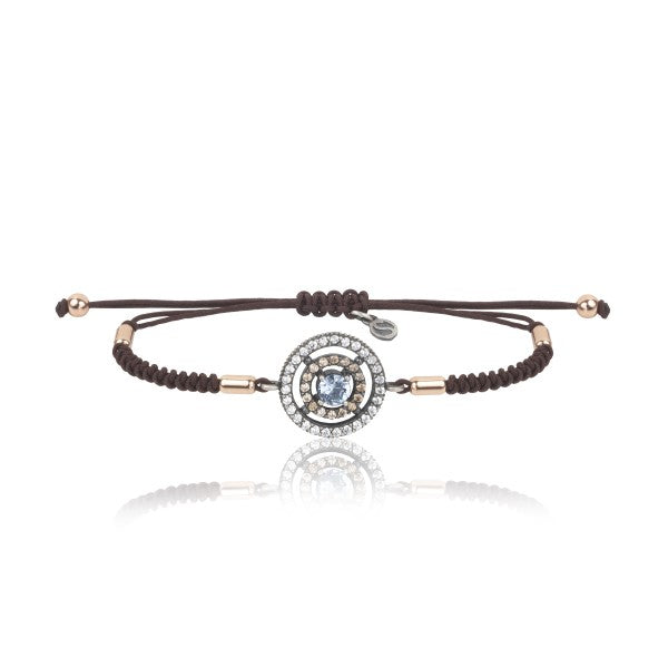 PULSERA SUNFIELD CIRCULO AZUL