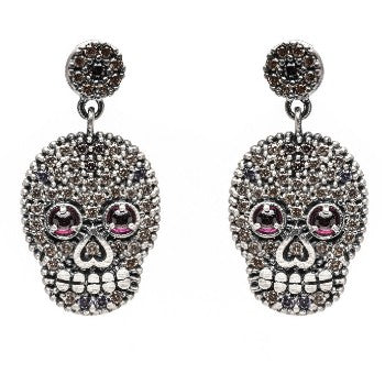 PENDIENTES RAIVE CALAVERA COLGADA L BROWN