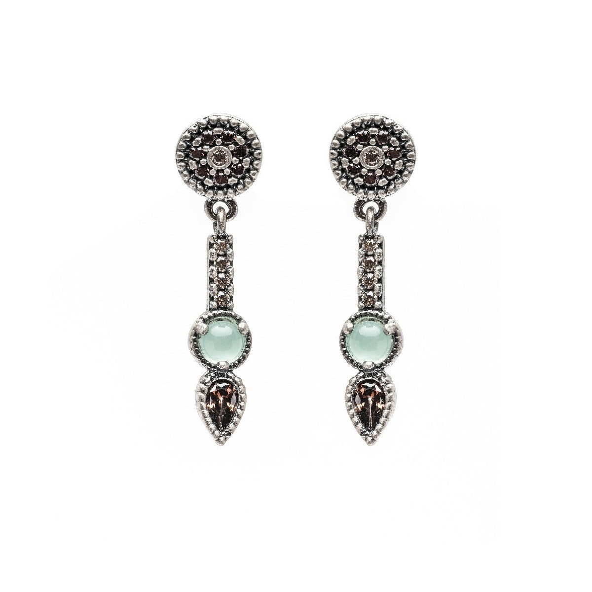 PENDIENTES RAIVE CANDLE AZUL