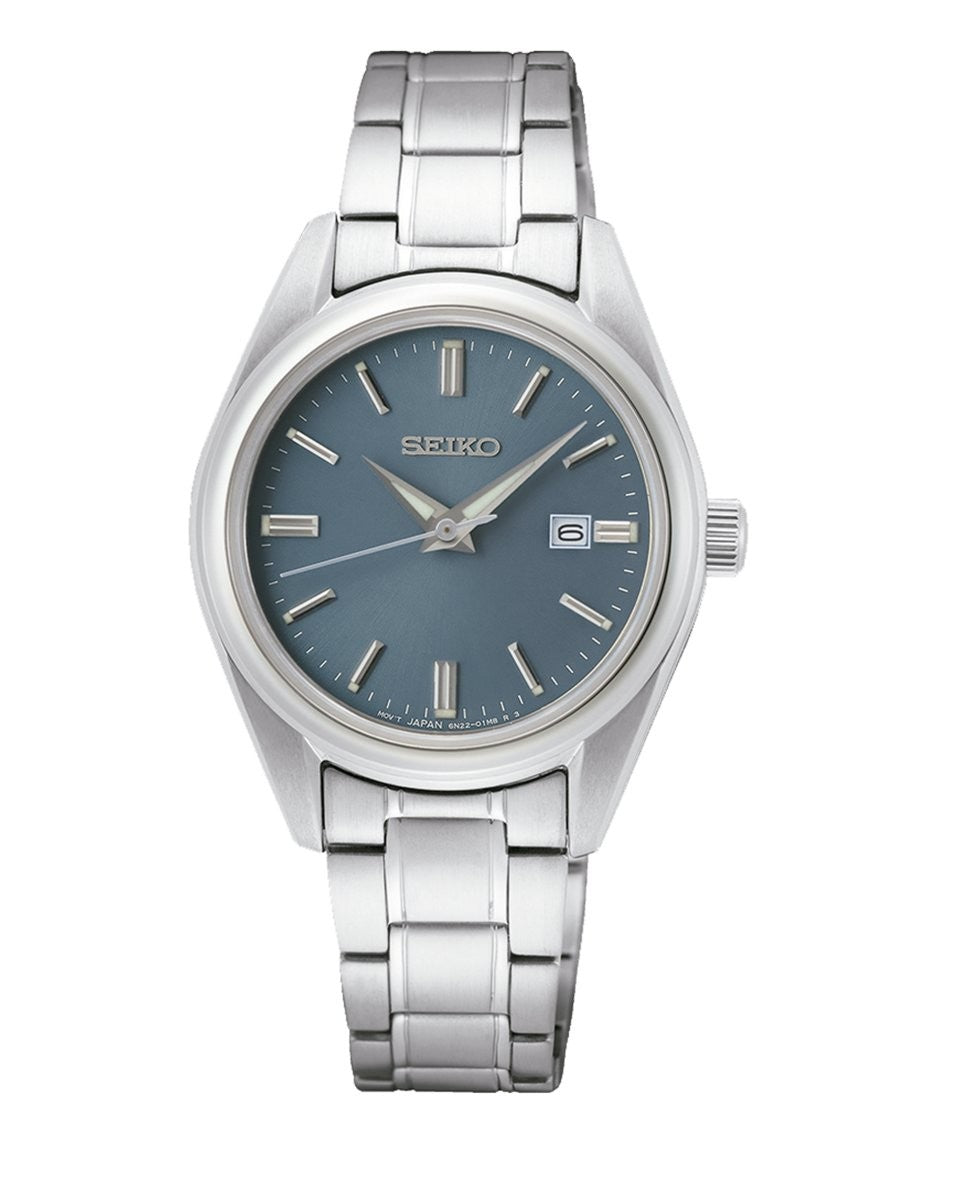 RELOJ SEIKO NEO CLASSIC 3 AGUJAS ZAFIRO AZUL SMALL