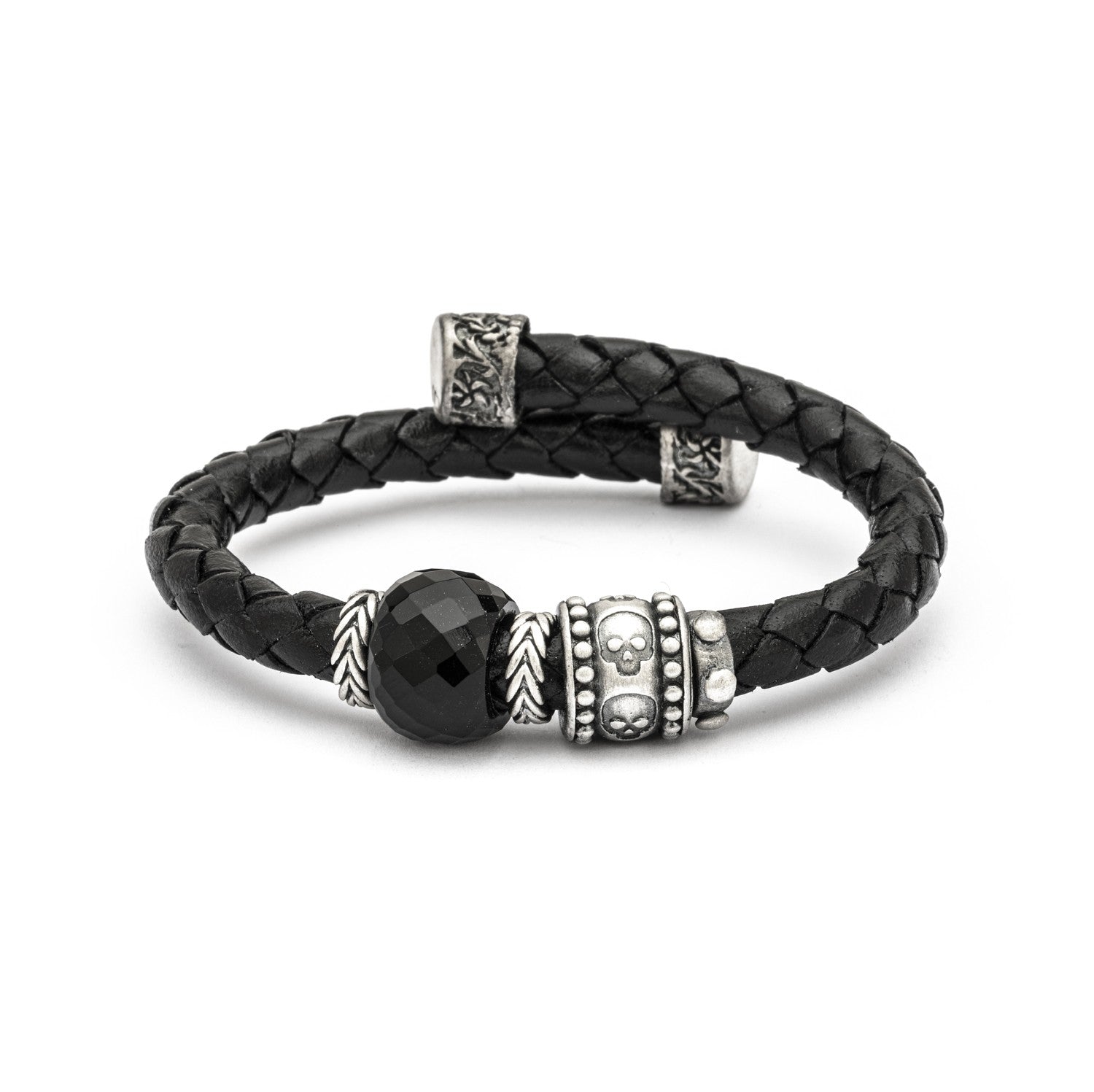PULSERA RAIVE CALAVERA ONIX