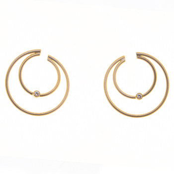 PENDIENTES KADO ESPIRAL DORADO