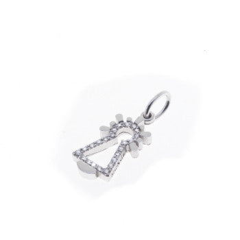 COLGANTE PEQUEÑO VIRGEN ORO DIAMANTES