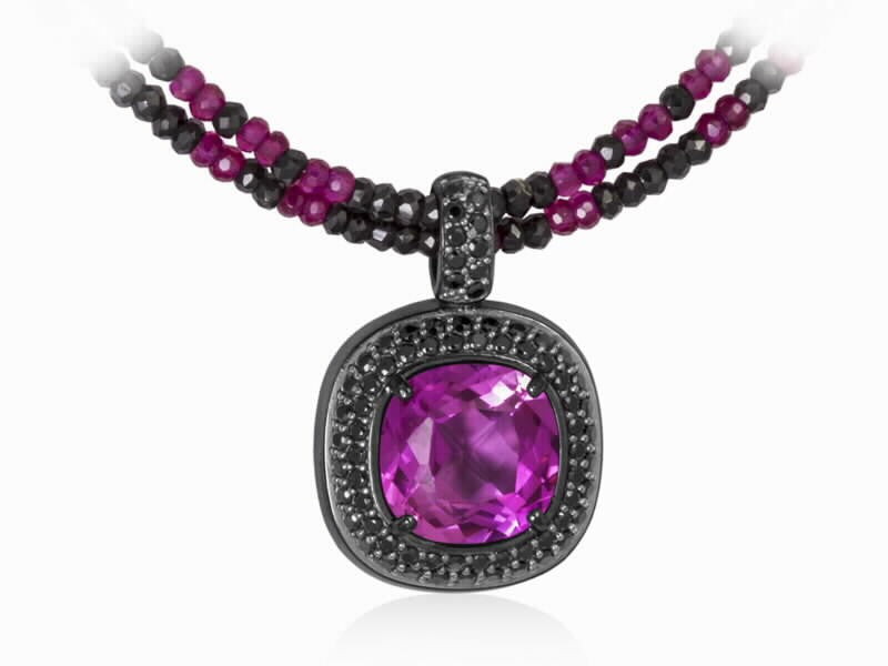 COLGANTE JAIPUR CUARZO ROSA