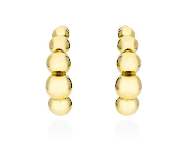 PENDIENTES POMPE DORADO