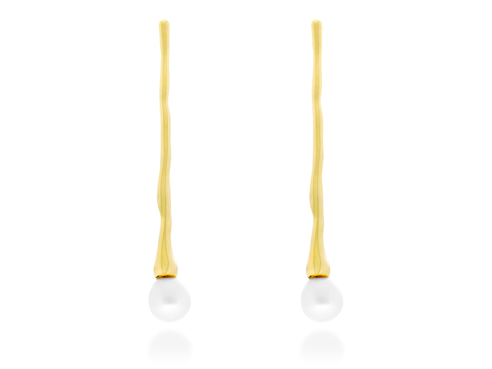 PENDIENTES DE PERLA LARGOS