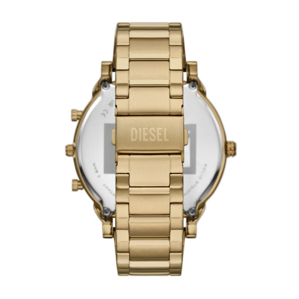 RELOJ DIESEL MR.DADDY SLIM DE ACERO DORADO