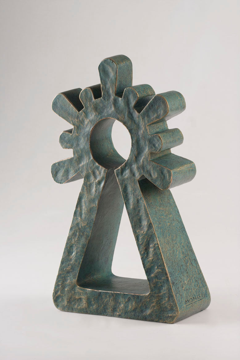 FIGURA VIRGEN XL VERDE