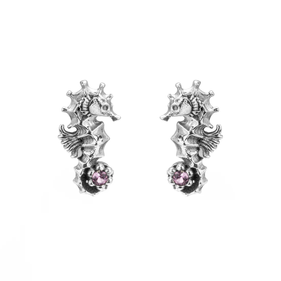 PENDIENTES BOTON CABALLITO DE MAR