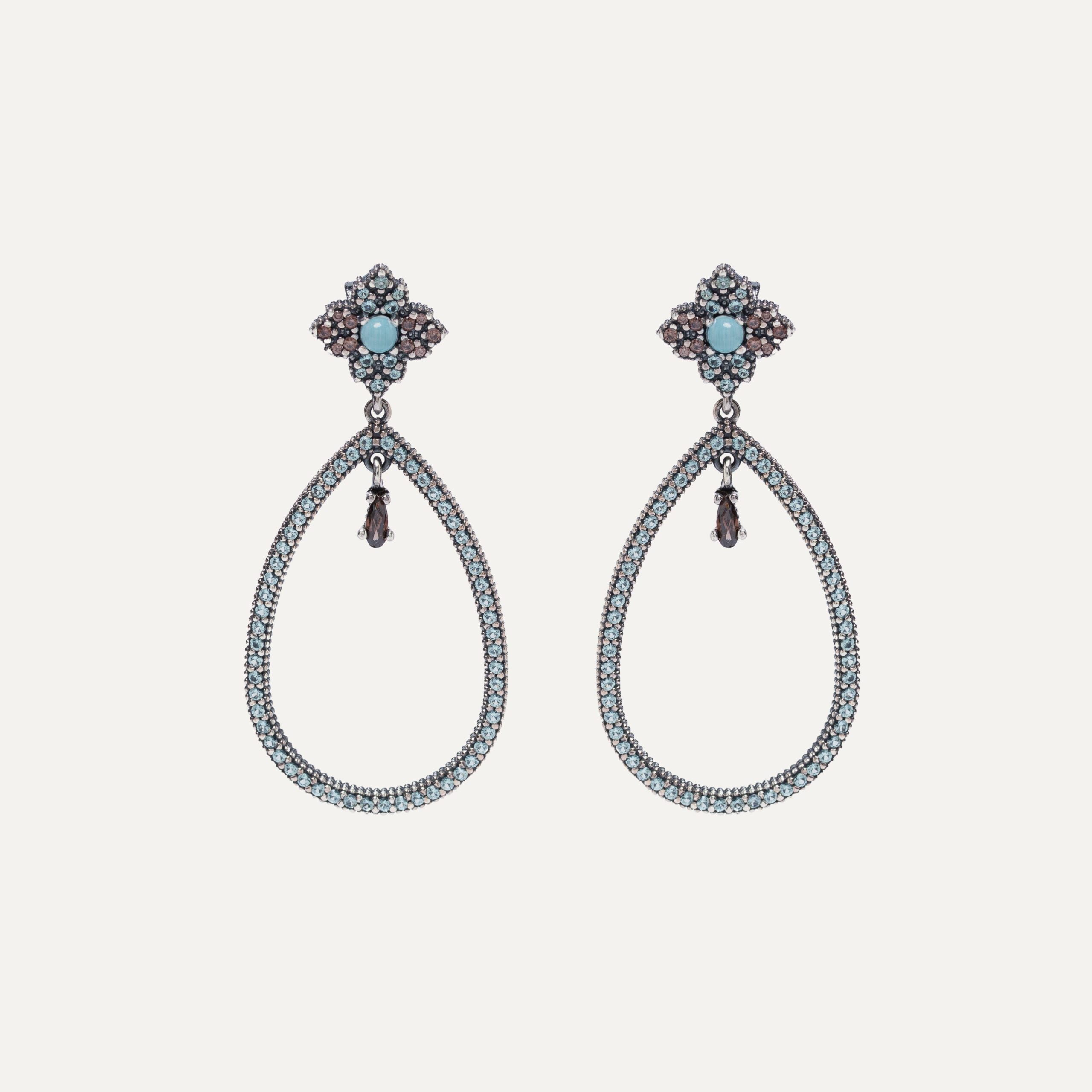 PENDIENTES SUNFIELD CHARLOTTE BLU