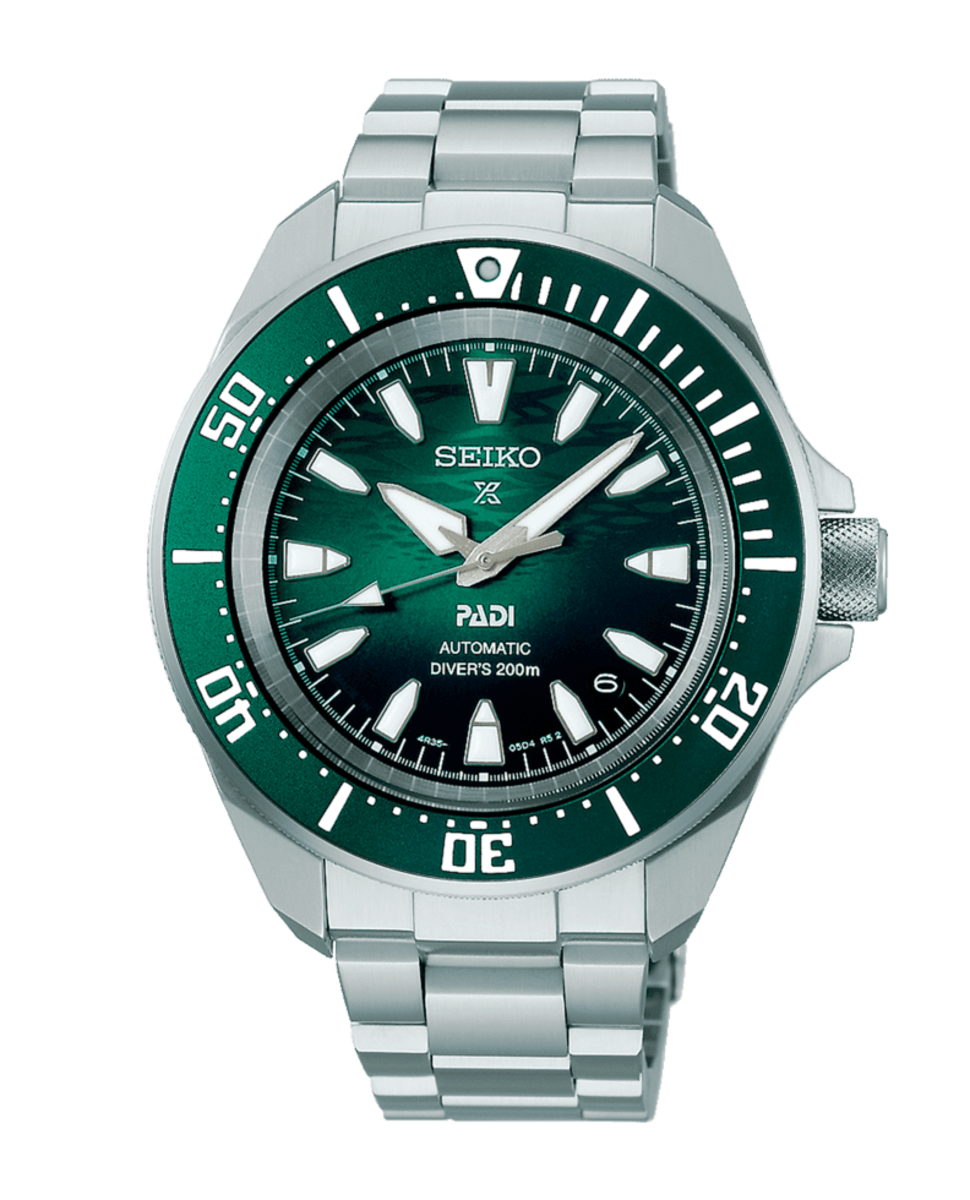 RELOJ SEIKO PROSPEX SAMURAI DIVER PADI VERDE