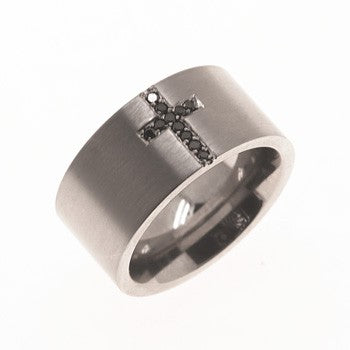 ANILLO ACERO CROSS