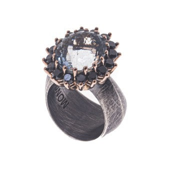 ANILLO AGUAMARINA & BLACK