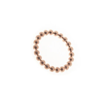 anillo bolas mate rosa kado