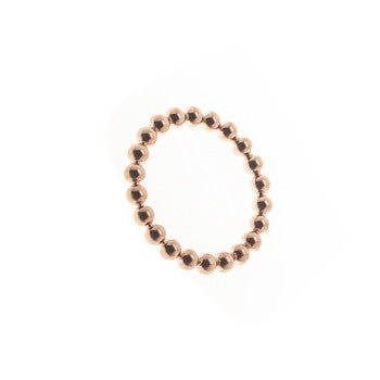 anillo bolas rosa kado