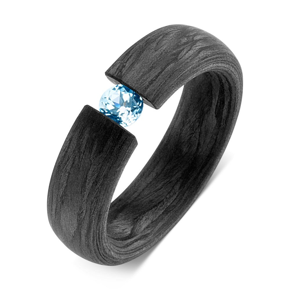 ANILLO CARBONO AZUL