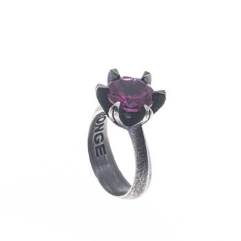 anillo claw rojo