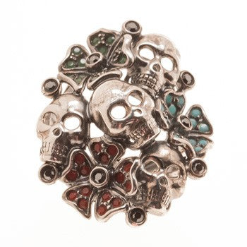 ANILLO DE PLATA CALAVERAS