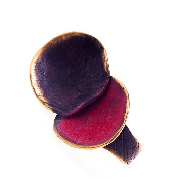 ANILLO DOBLE FILI PLAZA ROJO