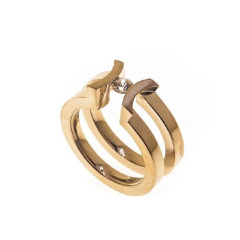 ANILLO KADO LOOP DORADO