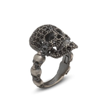 ANILLO NEW SKULL S NEGRO