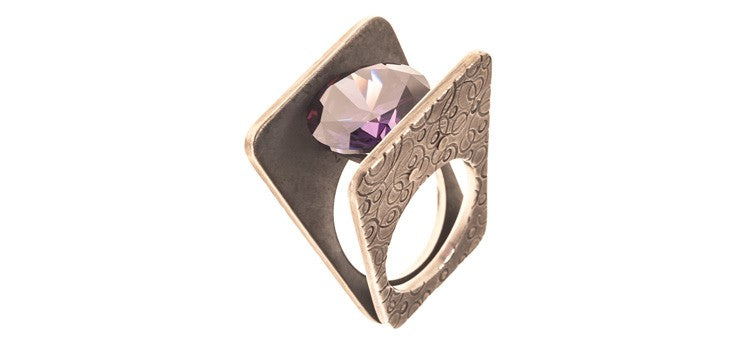 ANILLO PLANE MORADO