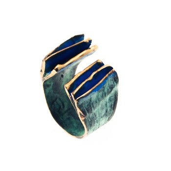 ANILLO SOL Y LUNA AZUL FILI PLAZA