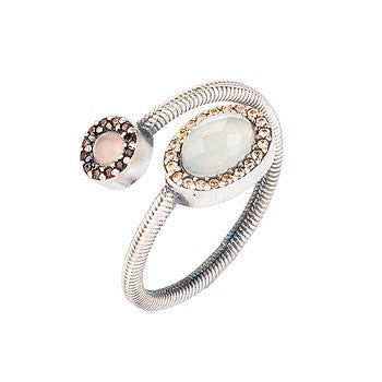 anillo sunfield duo cuarzo rosa