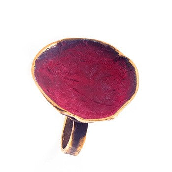 ANILLO TUAREG SPIRIT XL ROJO FILI PLAZA