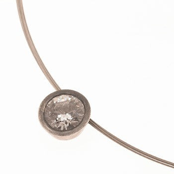 colgante botton blanco