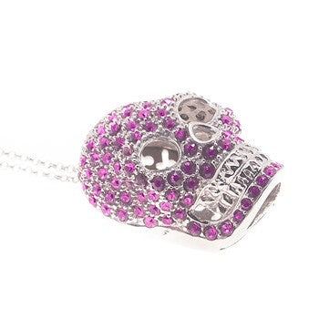 COLGANTE CALAVERA ROSA