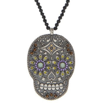 colgante raive calavera mex cruz xxl