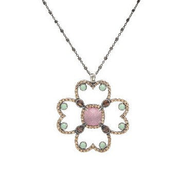 colgante raive trebol ojo de gato xl