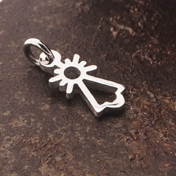 COLGANTE VIRGEN ORO BLANCO