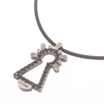 COLGANTE VIRGEN CIRCONITAS NEGRAS