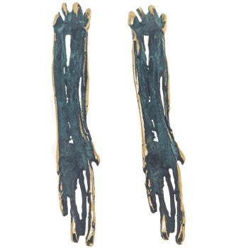 pendientes fili plaza frangmentos verde