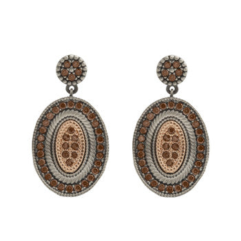 pendiente raive oval