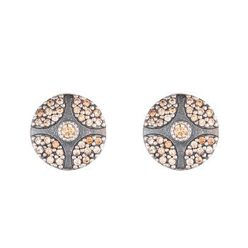 pendientes sunfield pave coñac