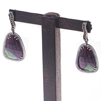 pendientes multizafiro rv bte