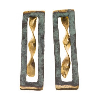 PENDIENTES AL VIENTO VERDE XL FILI PLAZA