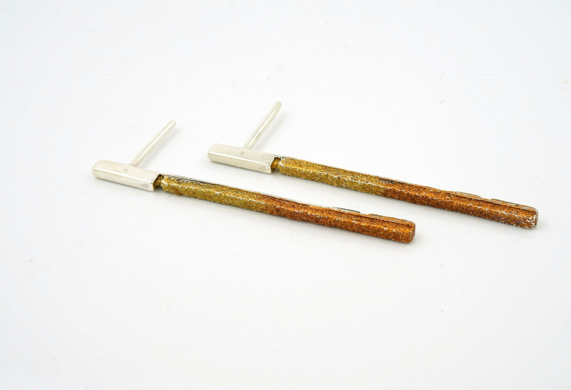 pendientes arior kora ocre