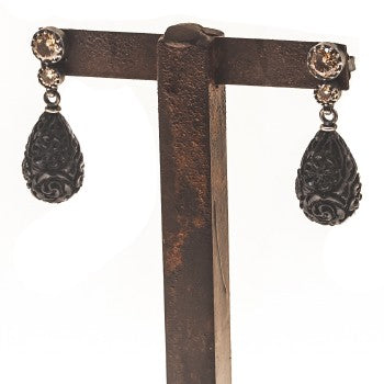 PENDIENTES BAROQUE NEGRO II