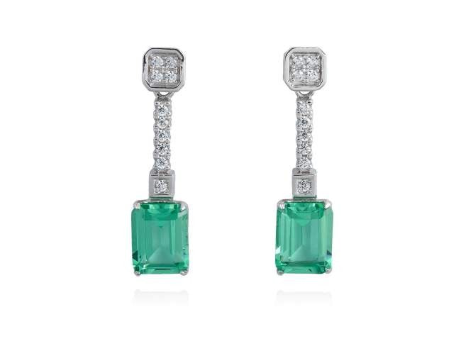 pendientes berta verde