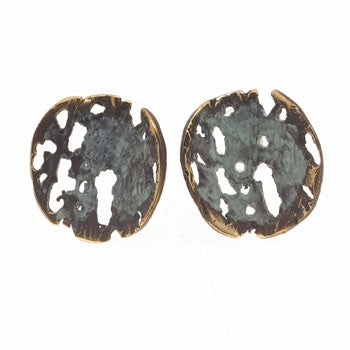 pendientes calado verde fili plaza