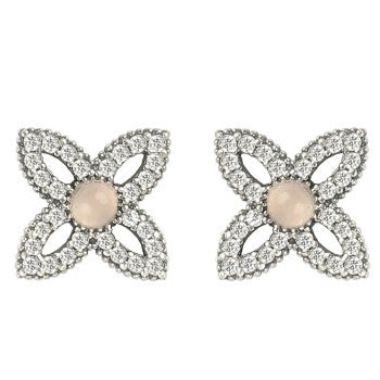 PENDIENTES CHOLE CUARZO ROSA