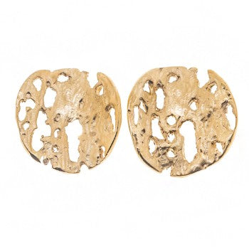 pendientes fili plaza calado ii oro