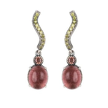 pendientes milos turmalina